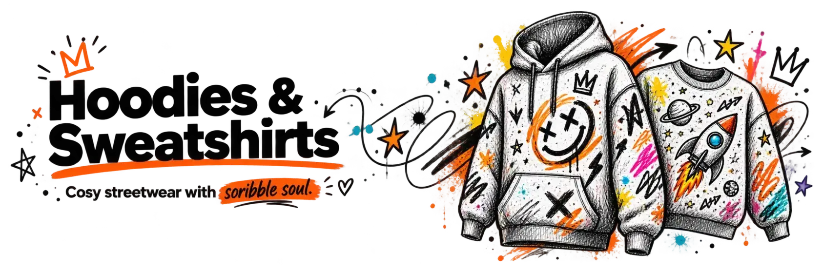 Hoodies & Sweatshirts. Layer the doodle.