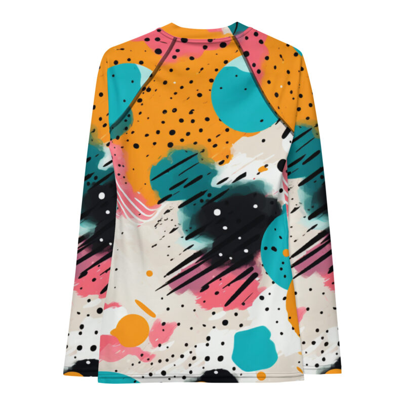 Abstract Doodle Energy Rash Vest