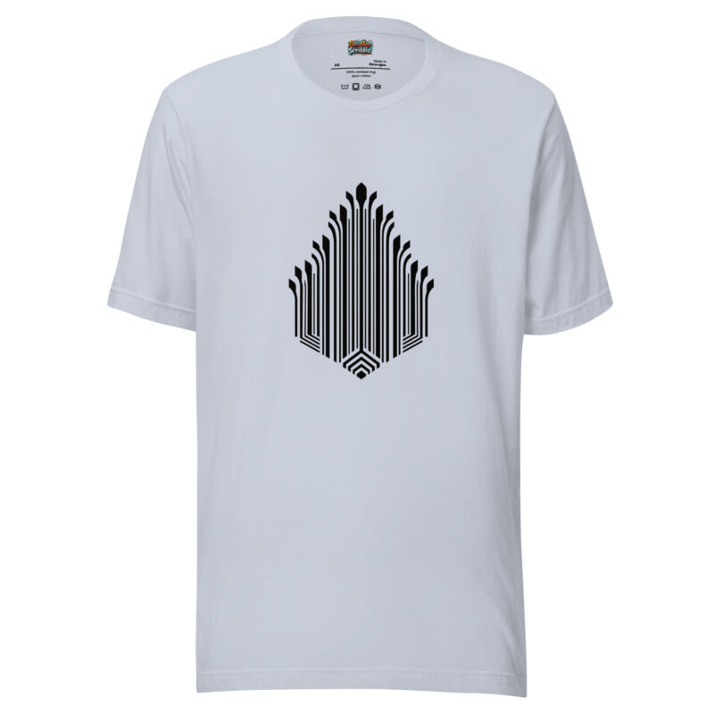Abstract Geometric Meditation Space Doodle Pattern Tee