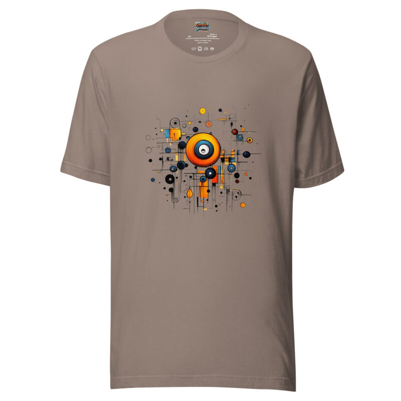 Abstract Turntable T-Shirt - Retro Beats