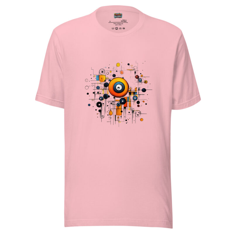 Abstract Turntable T-Shirt - Retro Beats alternate view