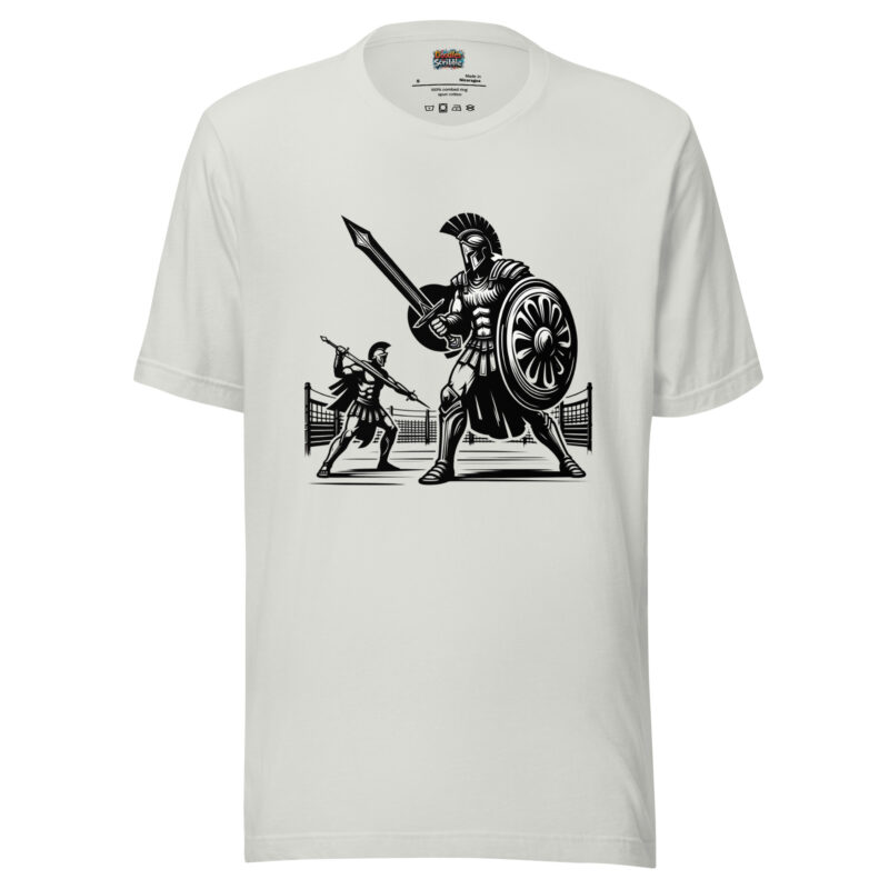 Spartan Warrior T-Shirt - Valor Doodle alternate view