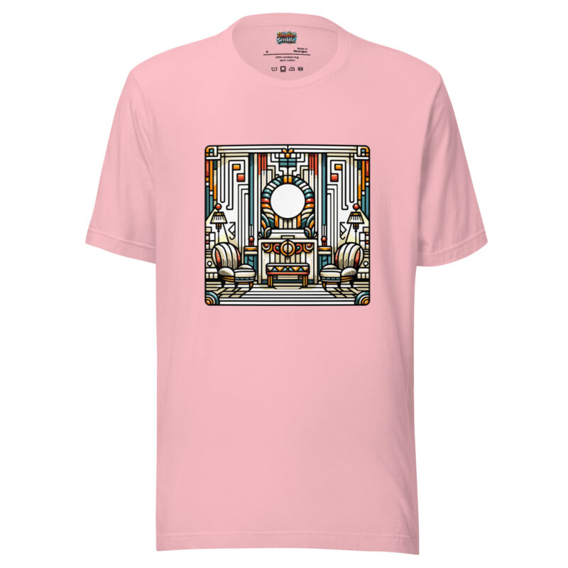 Geometric Sanctuary T-Shirt - Art Deco Abode alternate view