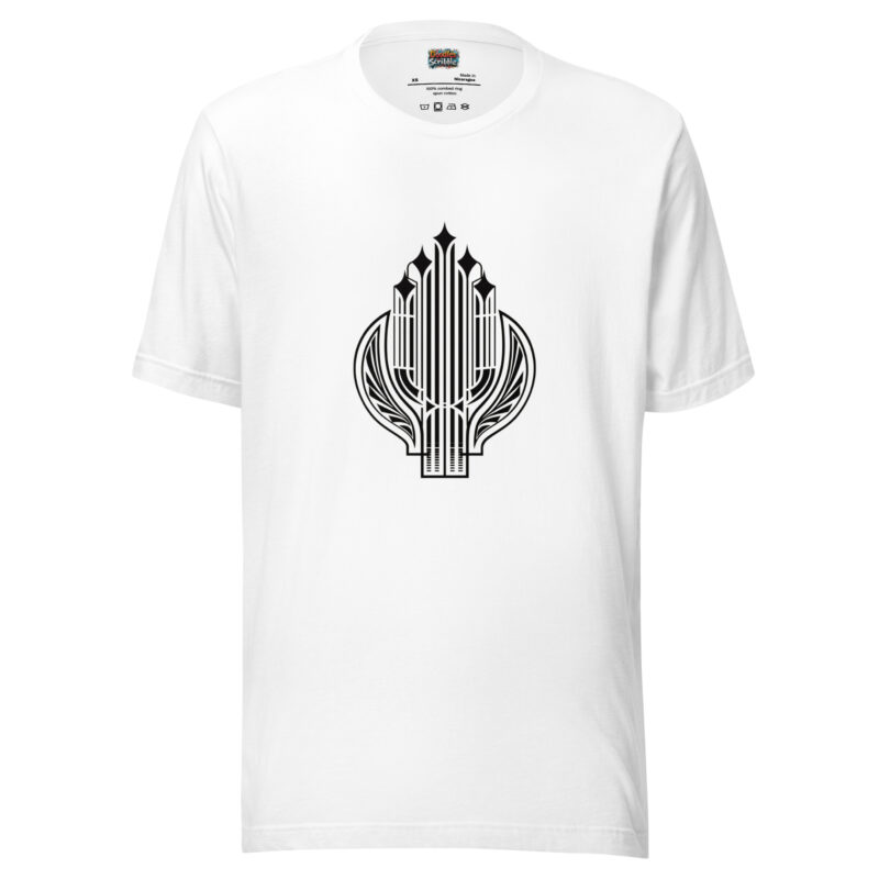 Art Deco Inspired Plant Symmetry Meditation Doodle Top