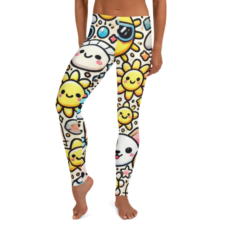 Artistic Fun Cute Doodles Leggings for All Occasions