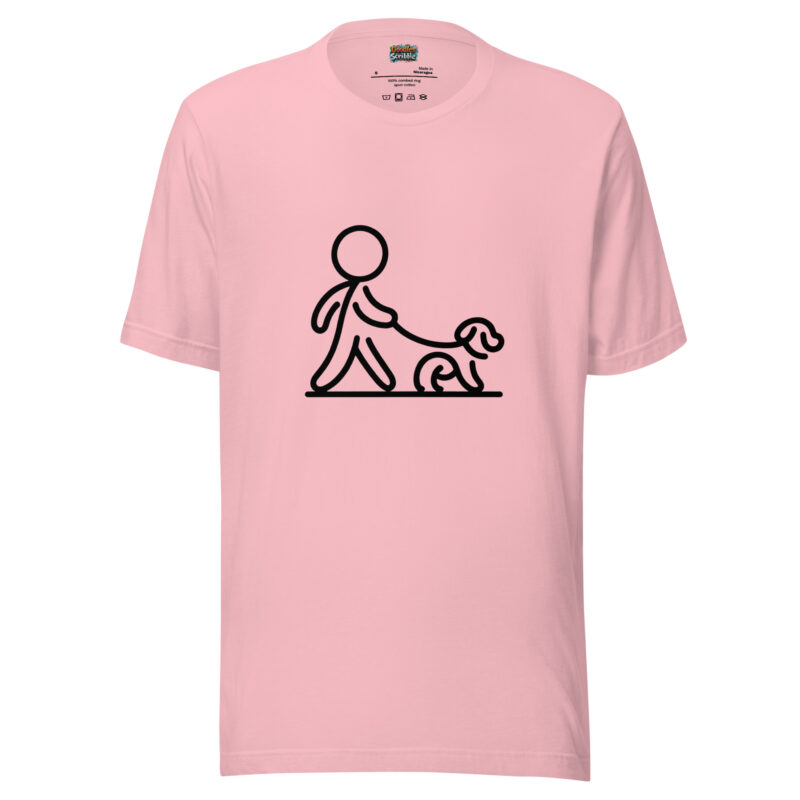 Dog Walk Doodle T-Shirt - Best Friend Walks alternate view