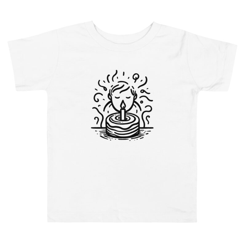 Birthday Cake Doodle T-Shirt - Celebratory Slice