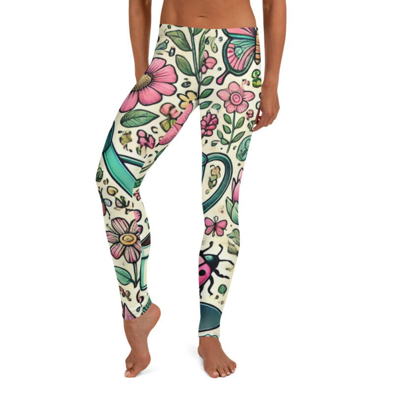 Blooming Garden Doodles Leggings Design