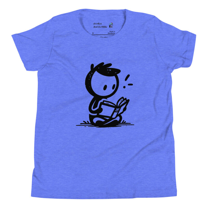 Bookworm Adventure: Youth Boy's Reading Tee
