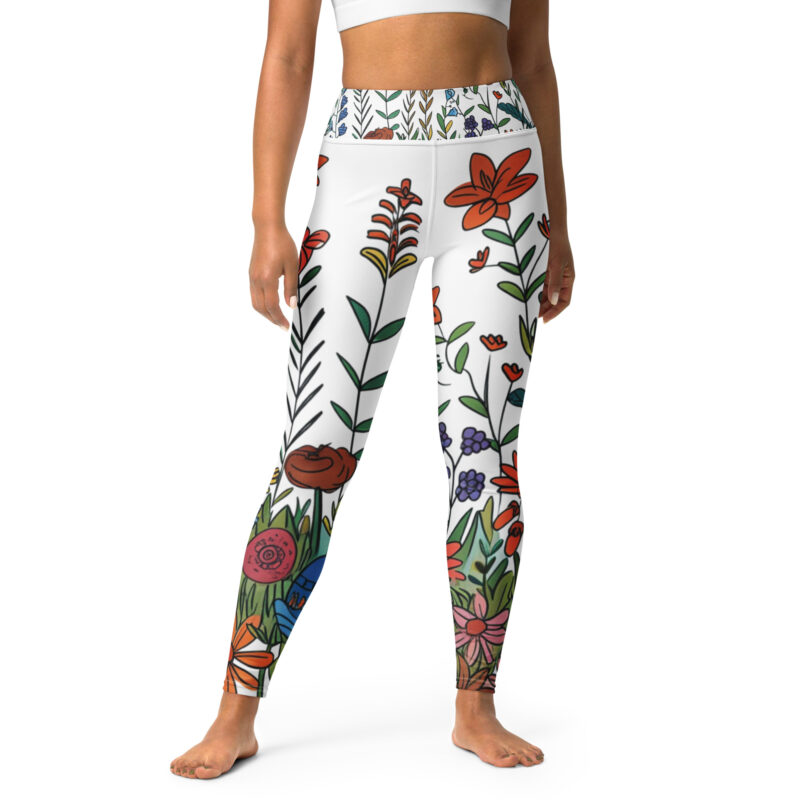 Botanical Easter Yoga Leggings