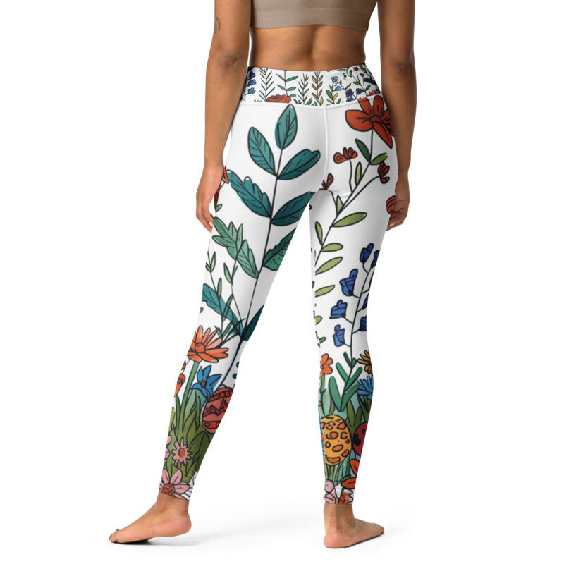 Botanical Easter Yoga Leggings alternate view