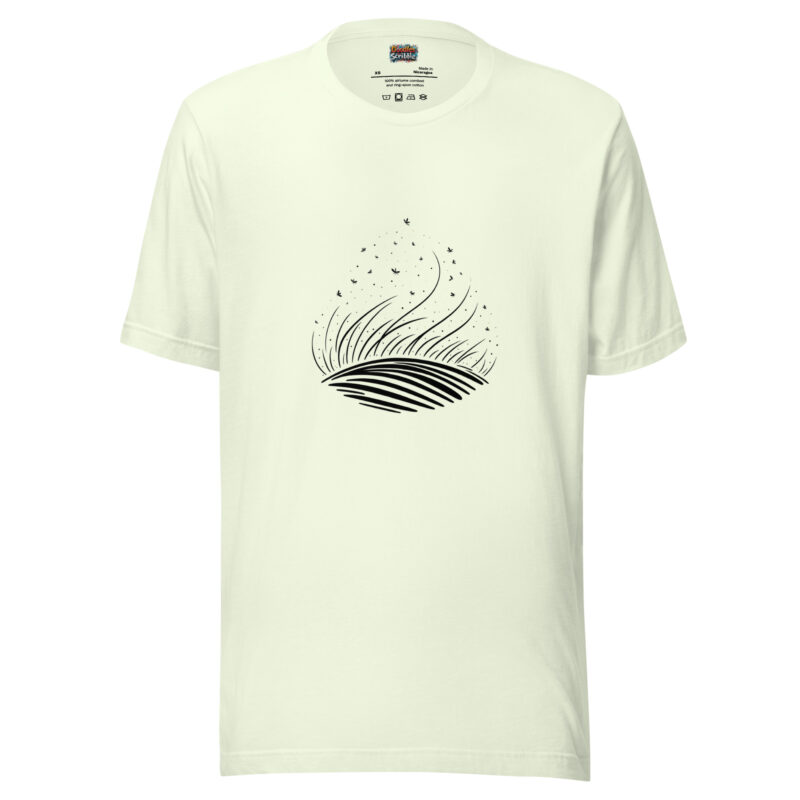 Butterfly Breeze Doodle T-Shirt - Fluttering Freedom