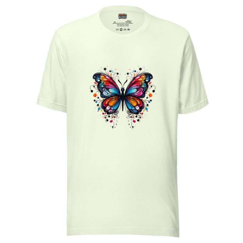 Butterfly Brilliance T-Shirt - Chromatic Wingspan Wonder