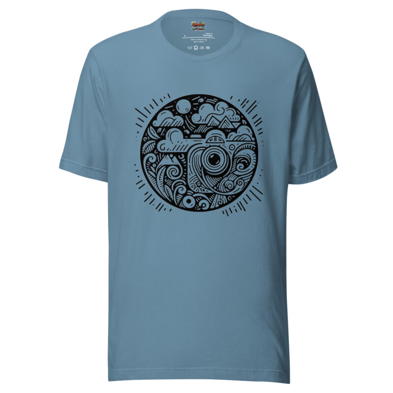 Circular Scenery T-Shirt - Artistic Horizons