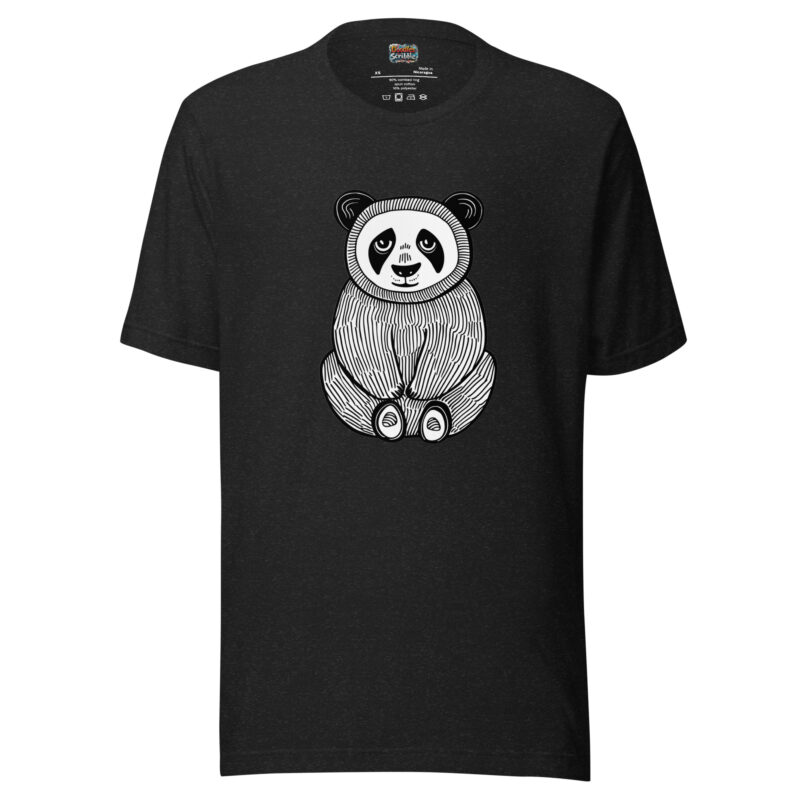 Panda Cub Line Art T-Shirt alternate view