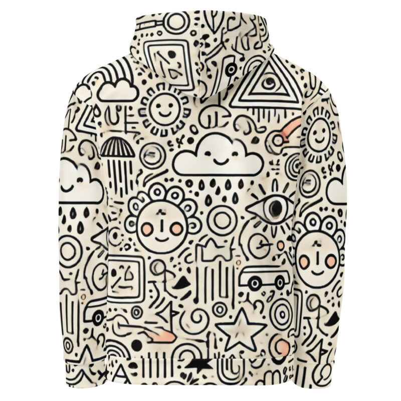 Smiley Shapes Hoodie alternate view