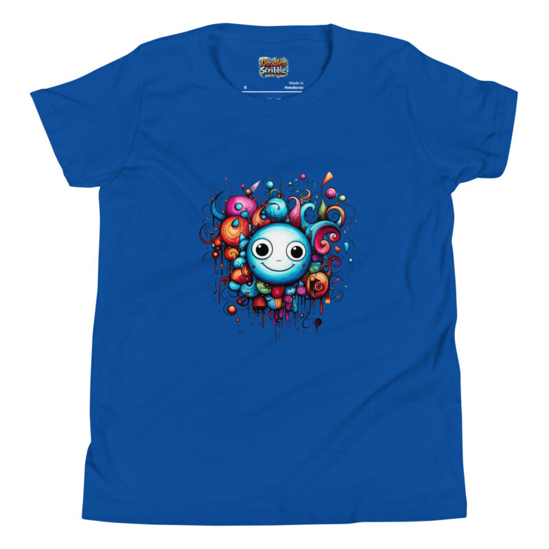 Cosmic Doodle Explorer T-Shirt - Intergalactic Scribble Adventure