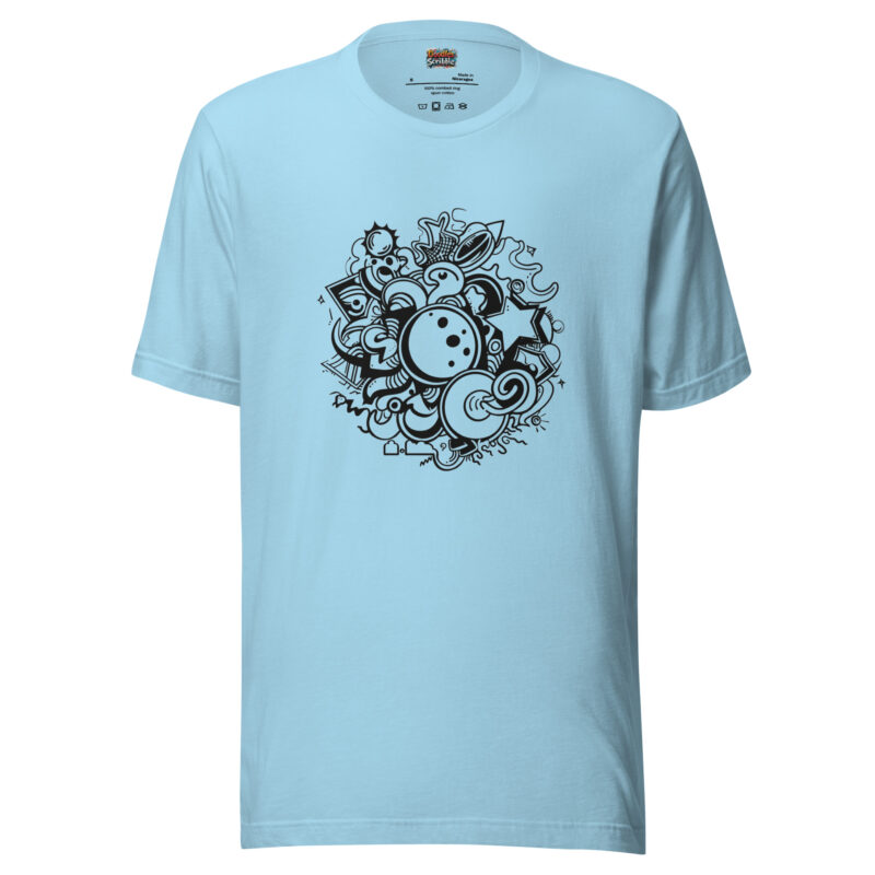 Cosmic Doodle T-Shirt - Bowling in the Galaxy