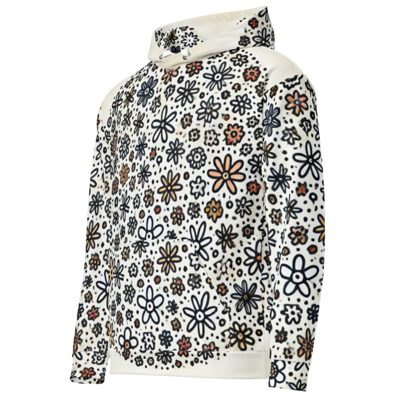 Circular Floral Doodle Hoodie alternate view