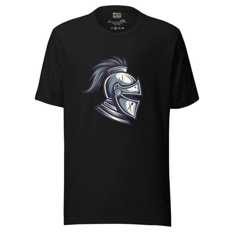 Centurion Helmet T-Shirt with Doodle Art alternate view