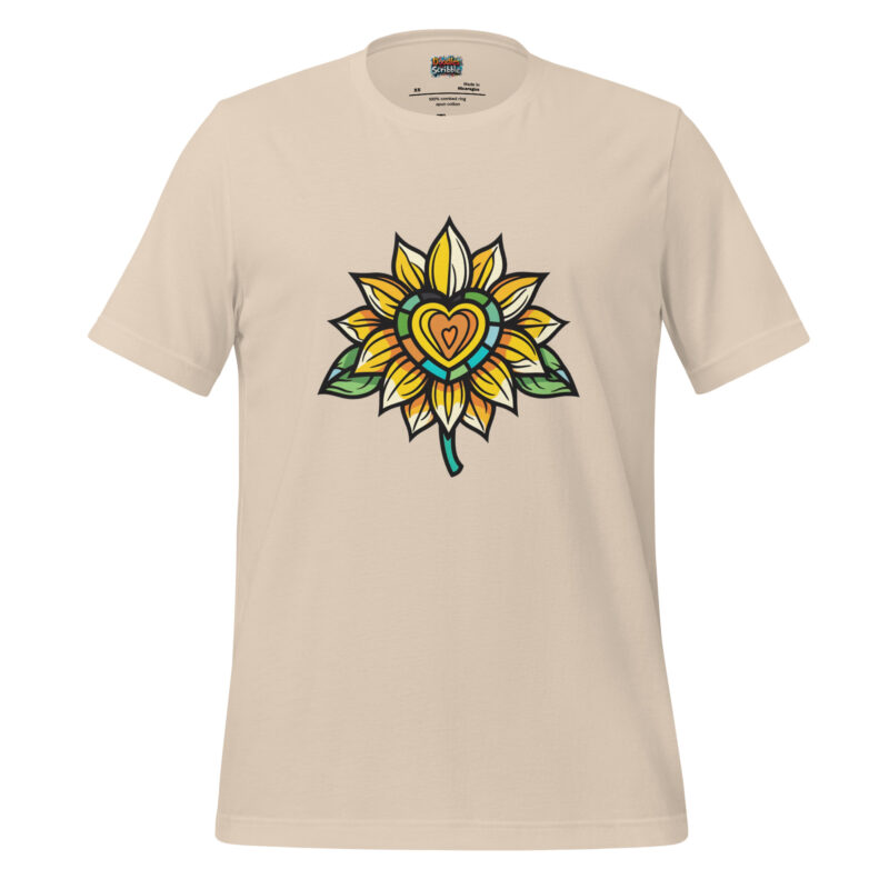 Doodle Love Core Sunflower Delight Tee