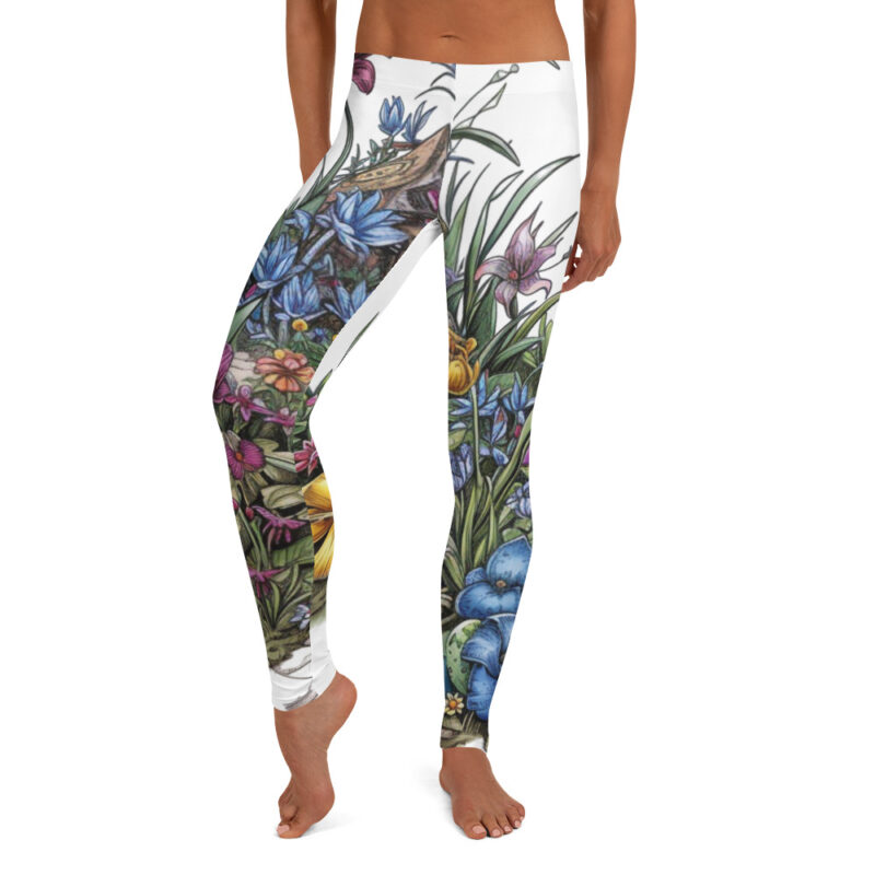 Easter Egg Doodle Extravaganza Full-Length Leggings
