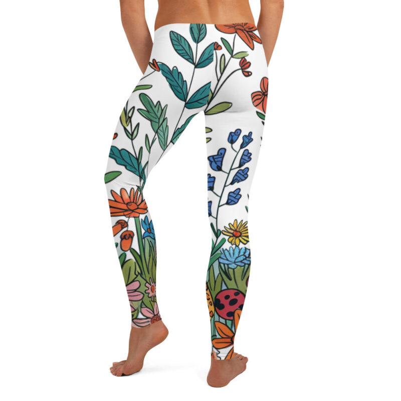 Enchanted Easter Leggings - Full-Length Design alternate view