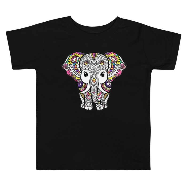Enchanted Elephant Doodle T-Shirt alternate view