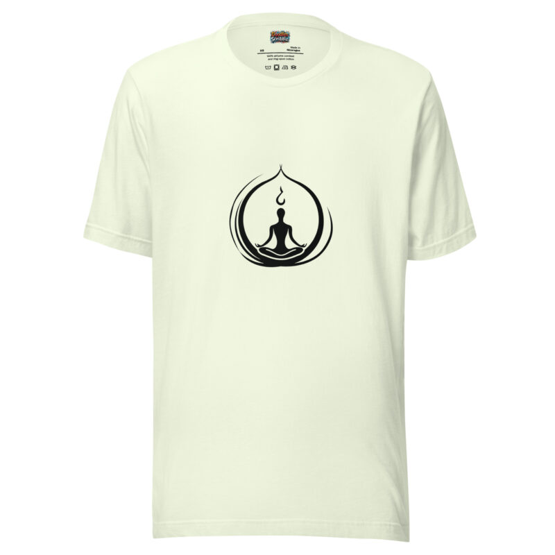 Enlightened Contemplation Yoga Pose Doodle Wear