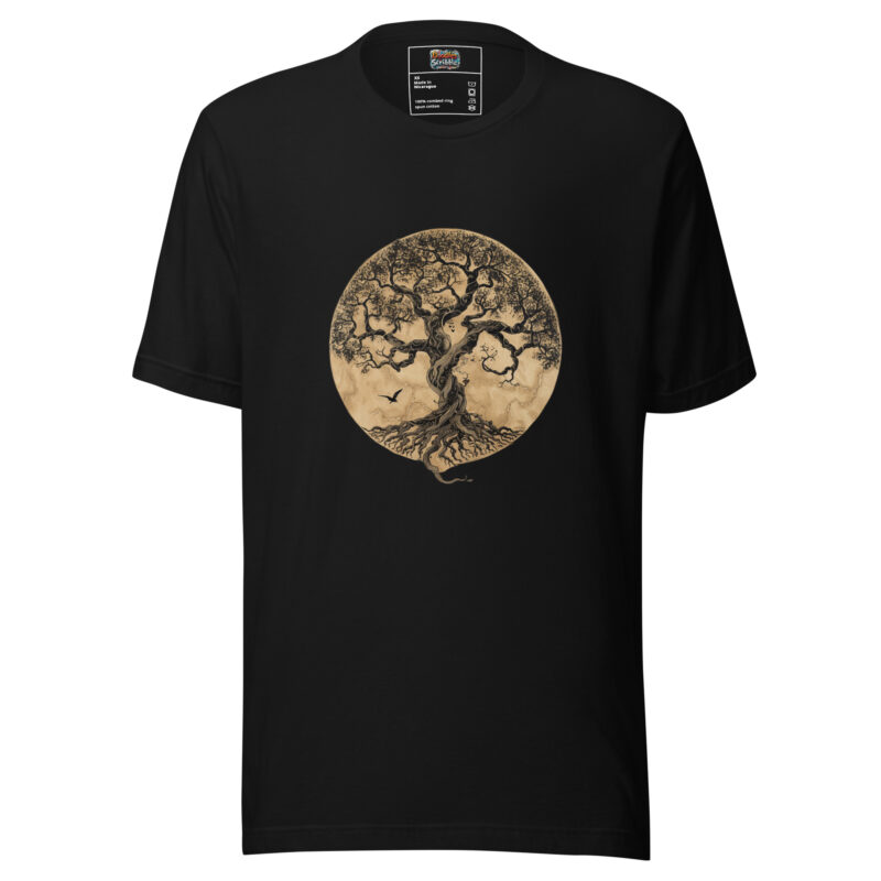 Tree of Life T-Shirt - Eternal Nature Doodle alternate view