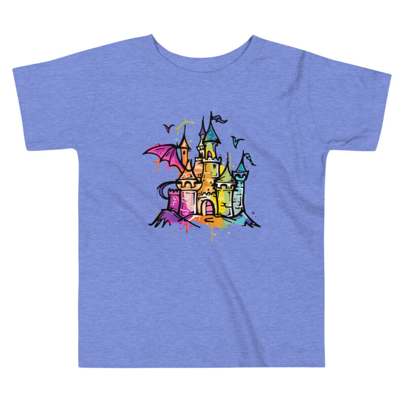 Fairytale Kingdom Kids T-Shirt with Doodle Design alternate view