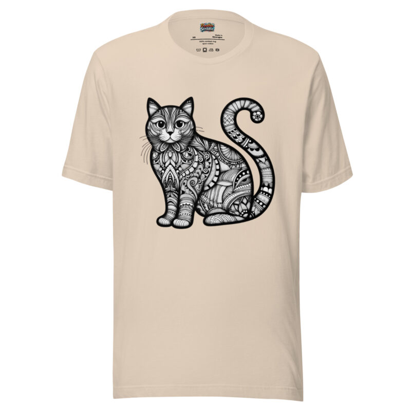 Feline Mystique T-Shirt - The Enigmatic Cat