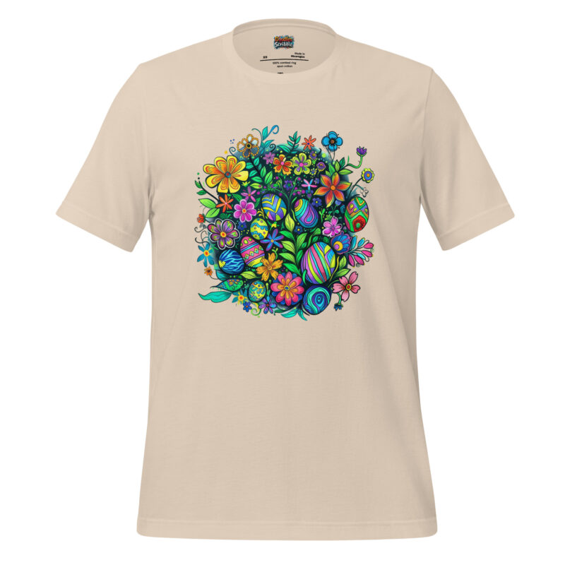 Floral Easter Egg Extravaganza Doodle - Festive Bloom Tee