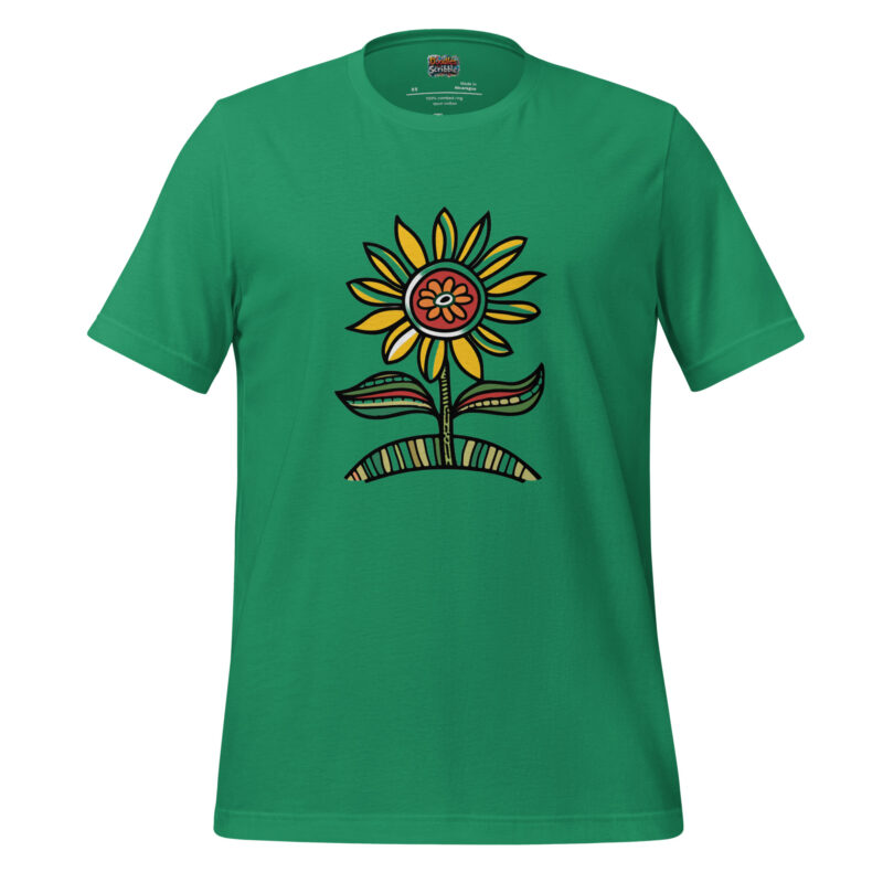 Folklore Doodles Sunflower Field Tee