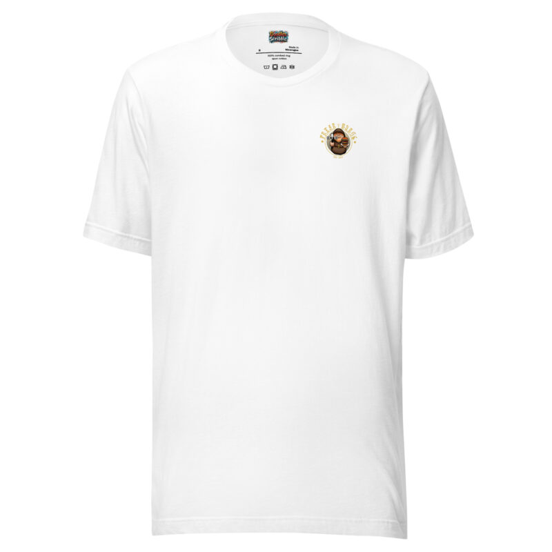 Friar Burgs EST. 2023 Dual Logo T-Shirt - Small Monk Front & Large Burger Back