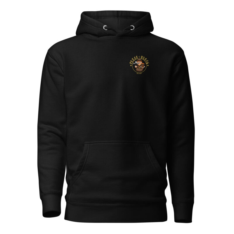 Friar Burgs Monk Burger Hoodie with Small Front Emblem alternate view