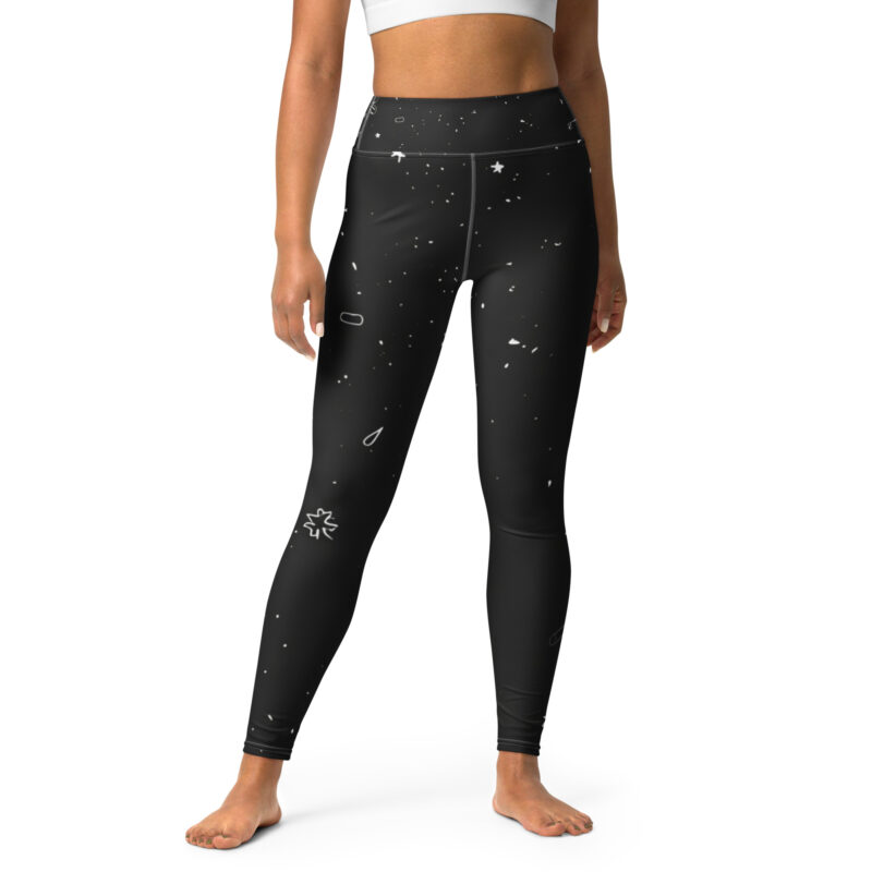 Galactic Cake Doodle Yoga Leggings
