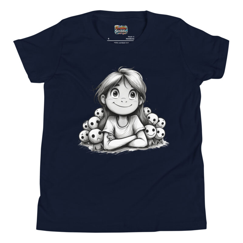 Gathering of Grins T-Shirt: A Congregation of Cheerful Doodles