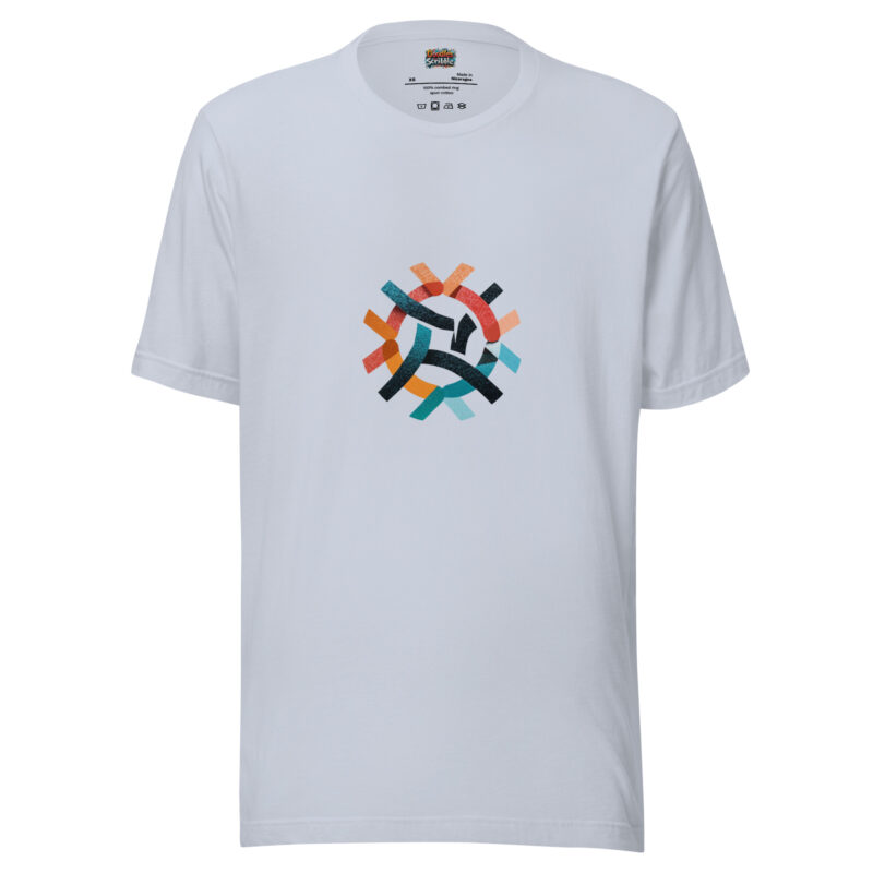 Geometric Harmony Doodle Casual Wear Tee