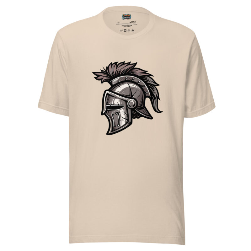 Gladiator's Scribble Crest Helmet Tee