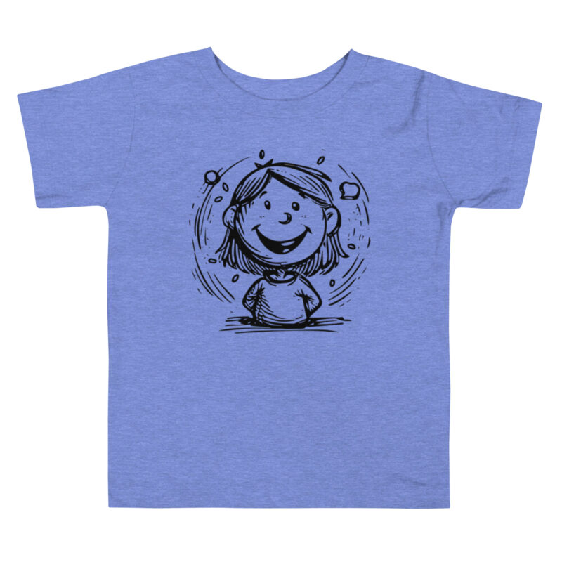 Gleeful Doodle T-Shirt - Delightful Character Art alternate view