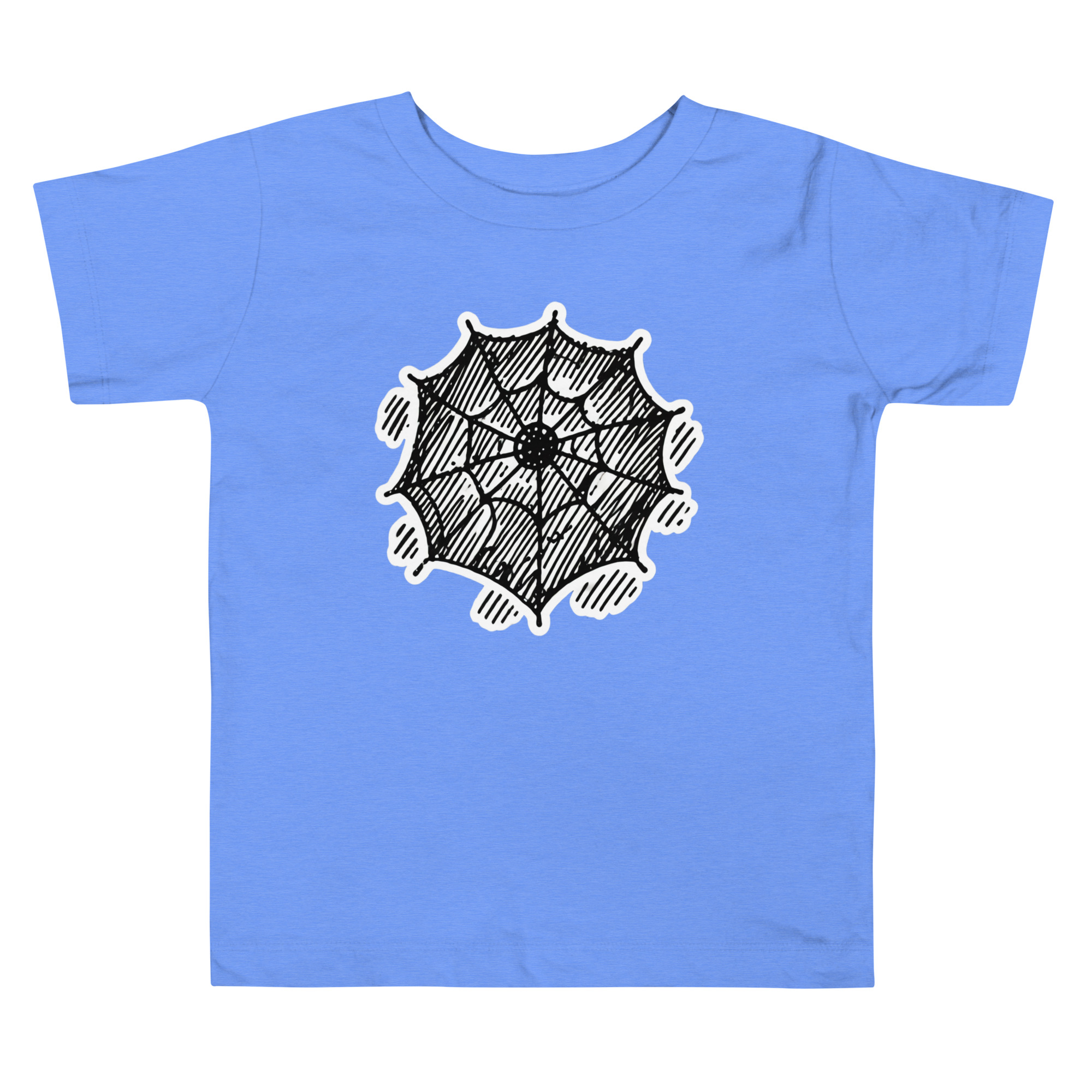 Spider Web T-Shirt with Intricate Scribbled Design alternate view