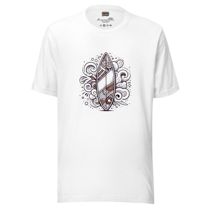 Intricate Surfboard Summer Doodles T-Shirt