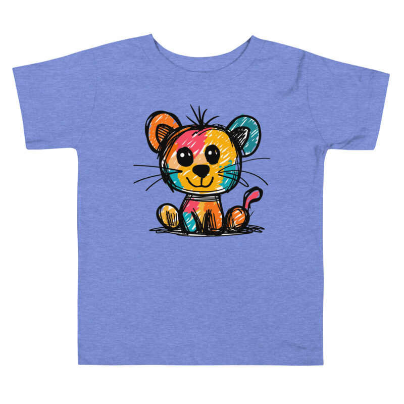 Kaleidoscope Tiger Kids T-Shirt alternate view