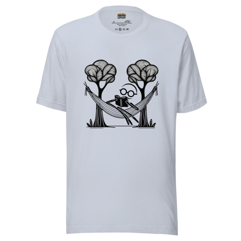 Leisure Reader T-Shirt - Hammock Doodle Delight