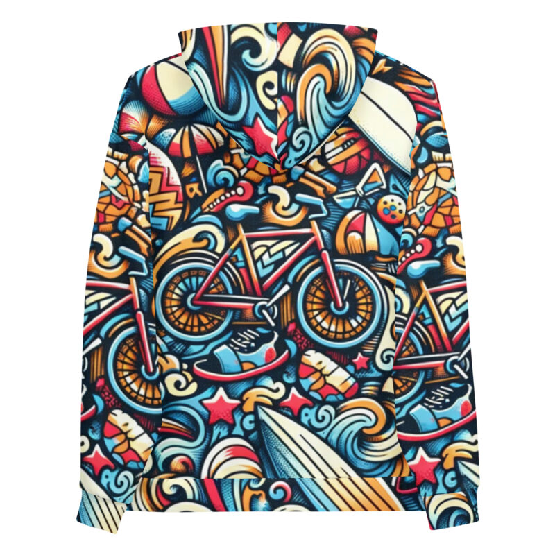 Lively Summer Beach Activities Hoodie