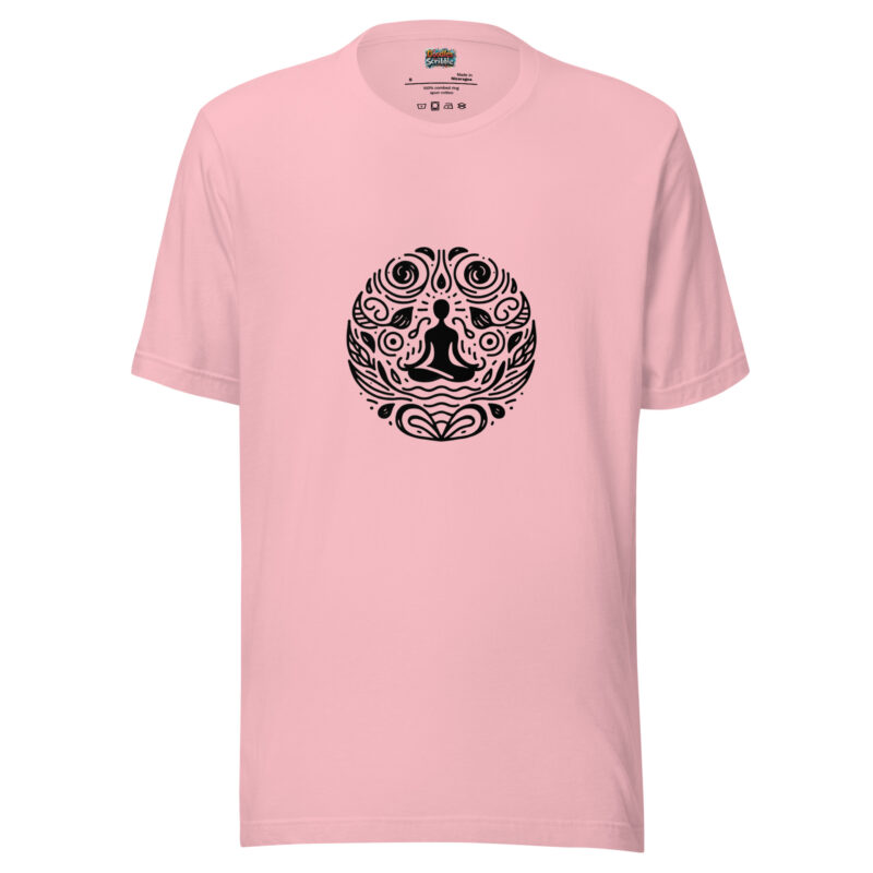 Meditative Harmony T-Shirt - Zen Wholeness Doodle alternate view