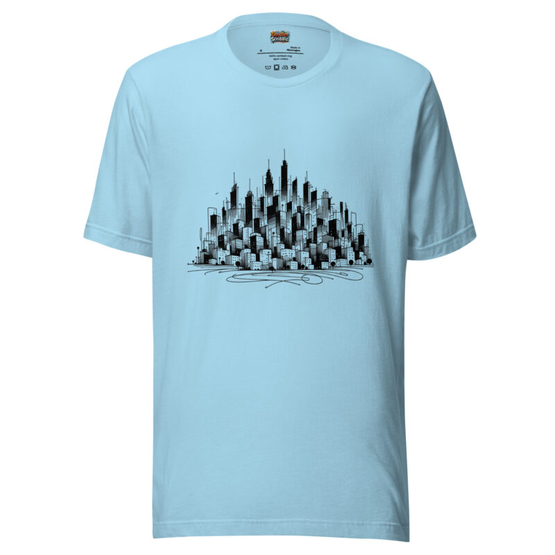 Metropolis Glow T-Shirt - Nocturnal Reflection alternate view