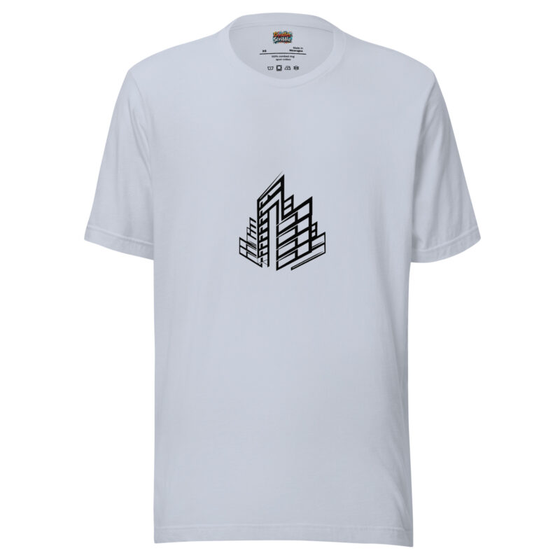 Minimalist Metropolis Outline Doodle – City Life Tee
