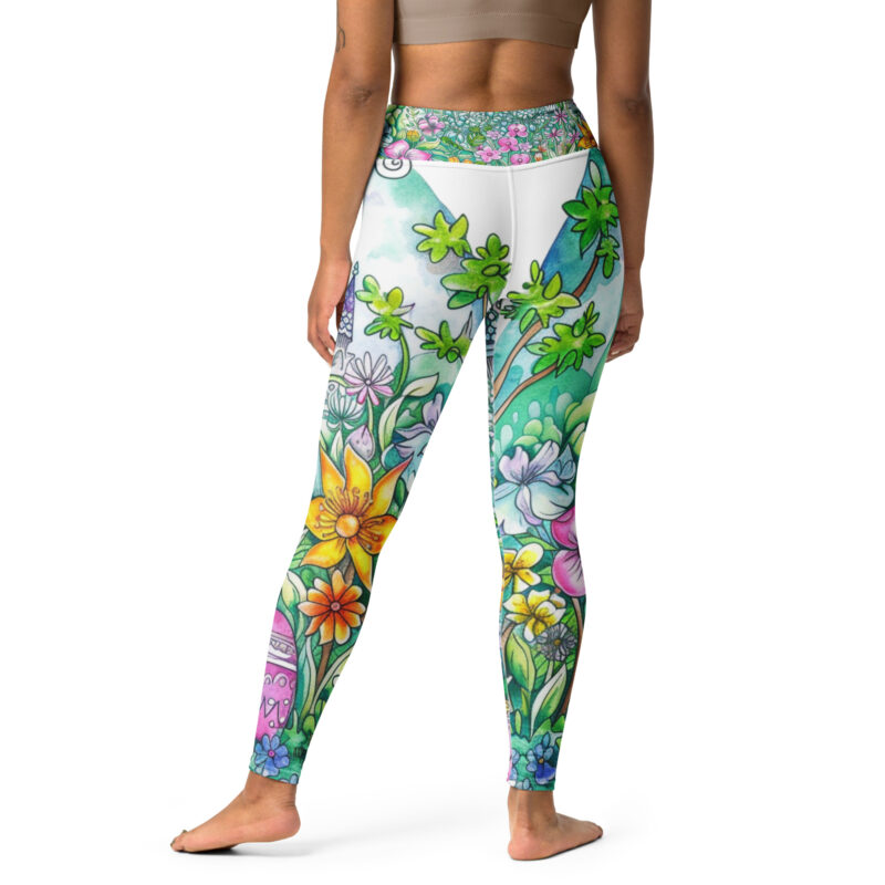 Mystical Easter Yoga Leggings alternate view